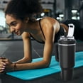 thumbnail image 5 of 1Set 30oz/40oz Silicone Cup Lid With Straw For Stanley Dustproof And Leak Proof Plastic Lid, Reusable Water Cup Accessories, 5 of 7