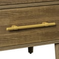 thumbnail image 7 of 4 Drawers Dresser,Mid-Century Modern 4 Drawer Chest with Golden Handles,46" Tall Dresser Storage Cabinet Organizer Unit with Wood Legs for Bedroom,Living Room,Closet,Natural Walnut, 7 of 7