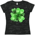 thumbnail image 3 of Inktastic Painted Clover Patch Shamrocks for St. Patricks Day Women's T-Shirt, 3 of 5