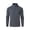 Dark grey, variant on men's Quilted Half-Zip Pullover Long Sleeve Stand Collar Casual Sweatshirt - Soft Comfortable Daily Wear Fall Winter Fashion Tops Dark Gray L