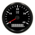 thumbnail image 2 of Tacómetro de RPM, 85 mm, 0 a 4000 RPM, tacómetro de motor, tacómetro resistente al agua, medidor de tacómetro, valor excepcional, 2 of 9