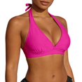 thumbnail image 2 of EliteGoogv Swimsuit Top For Women Halter Neck Push Up Bikini Top Bathing Suit Summer Beach Pool Vacation Swimwear RD2, 2 of 8