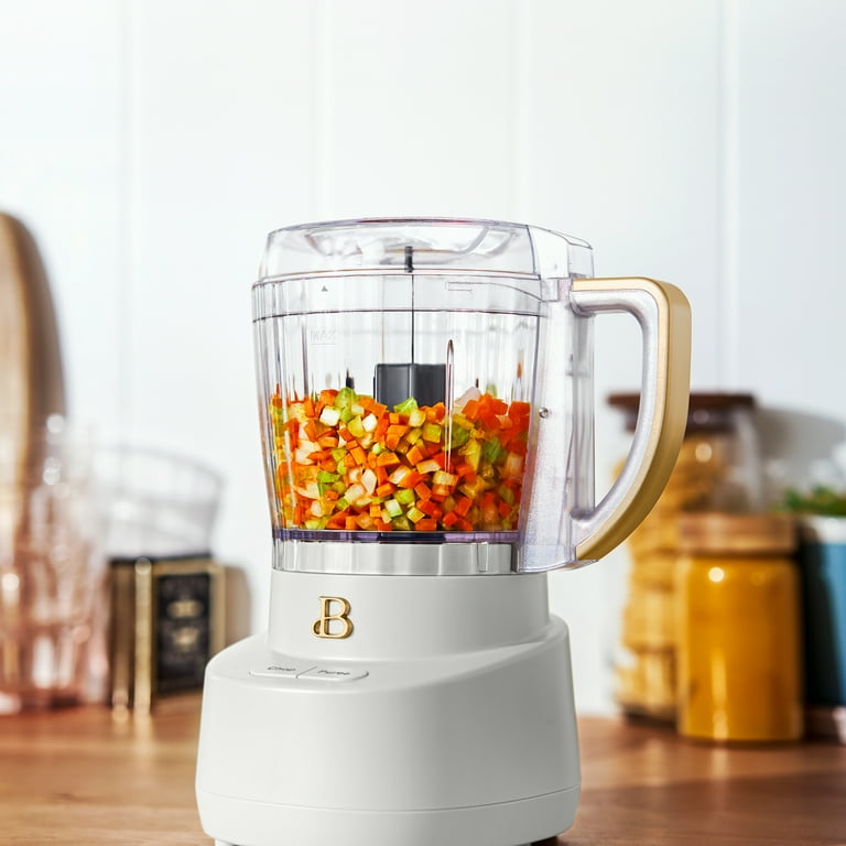 Beautiful by Drew Barrymore 3-Cup Food Chopper, White Icing photo 7