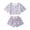 White, variant on Utlike Girls 2-Piece Outfit Sets Baby Clothes Outfits Printed Top Casual 2Pc Set Girls Party Sets Size 5 Years-6 Years