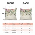 thumbnail image 6 of Decorative Throw Pillow Covers 18x18 Inch Set of 2 Eucalyptus Leaves Home Decor Pillow Cases for Couch, Flowers Leaf Cushion Case for Living Room Bedroom Bed Car Chair, 6 of 9