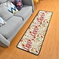 thumbnail image 3 of SKYSONIC 2'X6' Valentine's Day Runner Rug with Rubber Backing, Spring Flower Butterfly Non Slip Entryway Rug Runner Washable Soft Area Rug Carpet for Hallway Bedroom Kitchen Decor, 3 of 6
