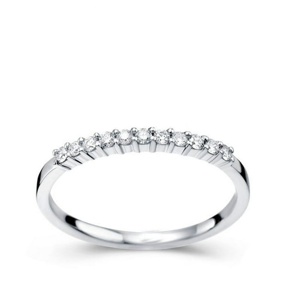 1/4 Carat Diamond Wedding Ring Band on white gold
