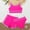 czb# Hot Pink89, variant on CUZIBR Baby Swimsuit Girl 3 Piece Bikini Set Cute Floral Print Adjustable Strap Tops Brief Beach Shorts Swim Outfits Sun Protection Bathing Suit,Black,7-8 Years