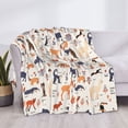 thumbnail image 3 of Uemuo South American Animals Printed Throw Blanket for Couch, Fluffy Fuzzy Blankets for Bed, Sofa, Cozy Flannel Faux Fur Blanket-80"x60", 3 of 6