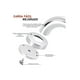thumbnail image 3 of Barras De Apoyo De Seguridad Lab.G Acero Inox 30 Cm Plata, 3 of 4