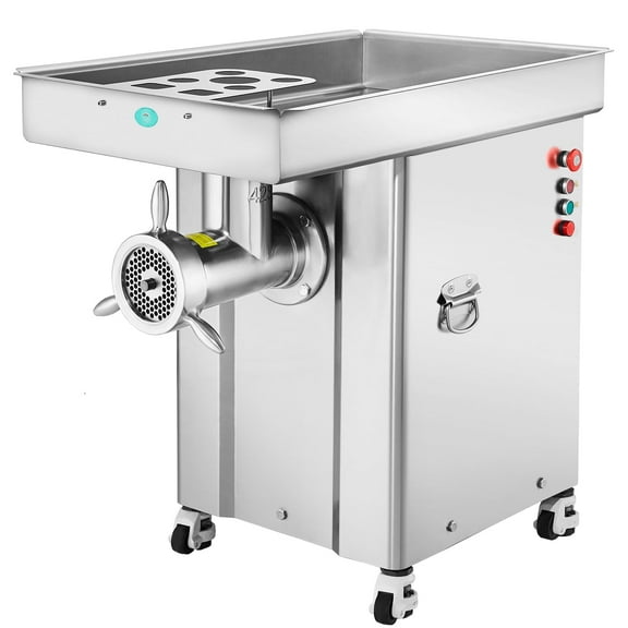 VEVOR Meat Grinder, 36.7 Lbs/Min Capacity Electric Meat Grinders w/ Blade, Grinding Plate, Sausage Maker, Stainless Steel Commercial Meat Mincer for Kitchen Restaurant Butcher Store