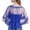 Blue, variant on Classical Lace Pullover Shawl For Bridal Gowns Lightweight Capelet Shoulder Wrap For Beach Weddings And Parties