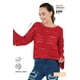 thumbnail image 3 of Sueter Rojo Tejido de Punto Devendi Devendi Denim Co. 242-49, 3 of 3