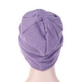 thumbnail image 6 of PWFE Turban Hat for Women Daily Use with Brim for Cancer Chemo Patients Women(Yellow), 6 of 8