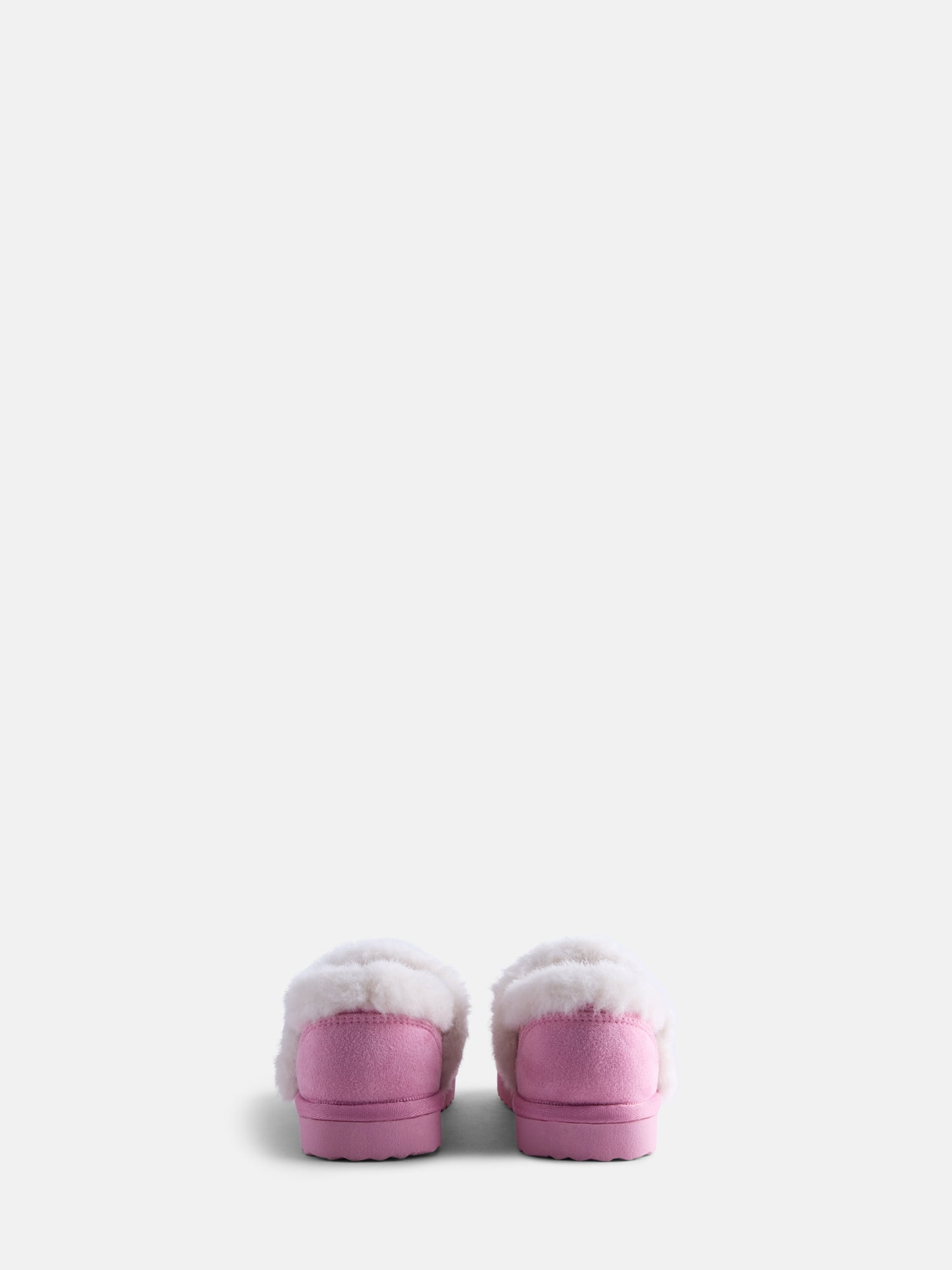 Wonder Nation Toddler, Little and Big Girls Faux Shearling Mary Jane Slippers