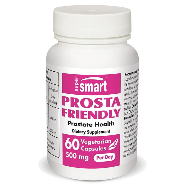 Supersmart Prosta Friendly 500 mg per Day Bladder & Prostate Health Supplement Cranberry