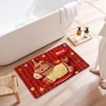 thumbnail image 5 of Yhmxh Alfombrillas de baño para baño Alfombra de baño Alfombra de baño de tierra de diatomeas con textura absorbente de agua del Año de los Caballos Decoración del baño, 5 of 5