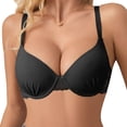thumbnail image 2 of SwiftWear Women's Underwire Bra Lace Trim Push Up T-Shirt Bra for Everyday Lift, Comfort & Support, 2 of 7