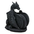 thumbnail image 3 of Gothic Winged Celtic Knotwork Dragon Coaster Set Holder Figurine With 6 Coasters, 3 of 9