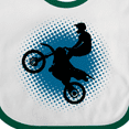 thumbnail image 4 of Inktastic Motocross Rider Freestyle Sports Boys Baby Bib, 4 of 4