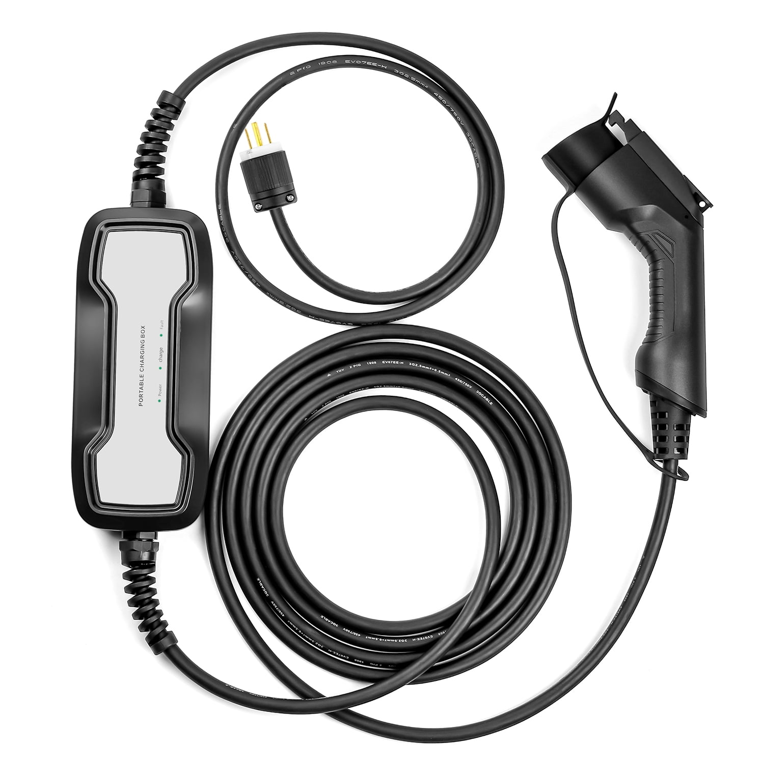 LEFANEV15A EV Charger Level 1 Cable NEMA 515 Portable EVSE Electric