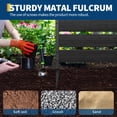 thumbnail image 7 of 2 Panels No-Dig Outdoor Privacy Screen Fence,49 x 38 in Weather-Resistant Aluminum Frame, No-Dig Installation with Ground Stakes for Patio, Yard, Trash Can & Pool Equipment Enclosure, 7 of 7