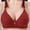 Red, variant on GaThRRgYP Wirefree Lounge Bra Women's Relaxed Fit,Women's Bra Soild Color Underwear Bra Everyday Underwear Red M