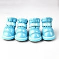 thumbnail image 5 of Monfince 4 Pcs/Sets Warm Small Dog Snow Boots, Pet Dog Casual Shoes Slip-resistant Waterproof Shoes Teddy Dog Shoe For Small Medium Dog, 5 Size, 5 of 9