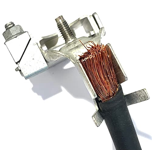 NEW 7T4Z-14450-BA Crimp NEGATIVE Battery Terminal for Corroded Replacement on F 150 Rangers Vans and many other vehicles - up to 1 AWG Cable w Heatshrink