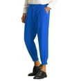 thumbnail image 4 of INSPIRE CHIC Men's Formal Pants Pleated Front Zip Hem Tapered Cropped Pants 36 Royal Blue, 4 of 5