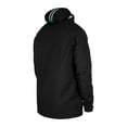 thumbnail image 3 of Men's New Era Black Philadelphia Eagles Functional Fandom Balaclava Helmet Stripe Tri-Blend Hoodie, 3 of 5