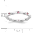 thumbnail image 2 of Pink Tourmaline Sterling Silver Ring, 2 of 5