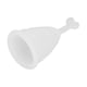 thumbnail image 5 of Juego de copas menstruales flexibles y reutilizables para mujer, copa Menstrual portátil de silicona suave con forma de corazón, color blanco, 10 Uds., 5 of 9