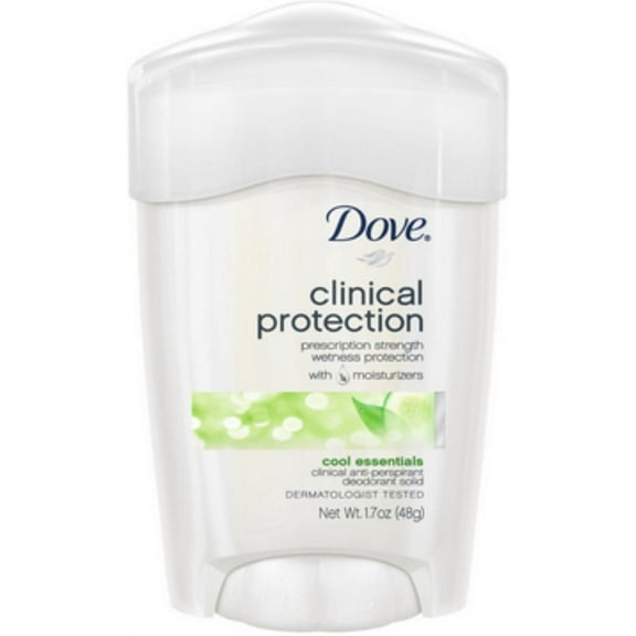 Dove Clinical Protection Anti-Perspirant Deodorant Solid, Cool Essentials 1.70 oz