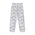 thumbnail image 3 of Lsque Orchids Flowers Print Men's Pajama Pants, Lounge Pant - Comfortable Home Wear,Elastic Waistband, Stylish Design-Large, 3 of 9