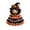 48# (Witch Crochet Kit), variant on Halloween Theme Knitting Kit, Cute Bat Figurine Crochet Set, Complete Material Pack for DIY Table Display Ornament Production