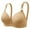 Beige, variant on Womens Plus Size Bra Front Button Bra Woman's Fashion Comfortable Breastplate Lace Breathable Bra Underwear No Rims Comfortable and Convenient, No Underwire