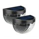 thumbnail image 2 of Paquete de 2 luces LED solares de pared impermeables para valla de jardín al aire libre Sola, 2 of 5