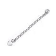 thumbnail image 1 of Langgg Chaîne d'Extension Queue Collier Bijoux de Corps Fermoir Rallonge Acier Couleur, 1 of 6