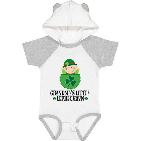 Inktastic Irish Grandma Little Leprechaun Boys or Girls Baby Bodysuit