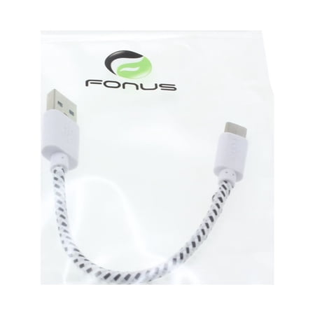 Type-C Short USB Cable for Motorola Edge (2021) Phone - Charger Cord Power Wire USB-C Braided Z8R Compatible With Motorola Edge (2021) Model price history on PriceWatchPro