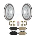 thumbnail image 1 of Transit Auto Rear Coated Disc Brake Rotors and Ceramic Pads Kit for Car Mercedes-Benz GL350 GLS450 ML400 GLS550 GL550 GL450 ML63 AMG ML250 GLS350d KGA-103687, 1 of 11