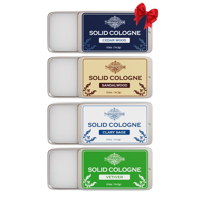 THEMANCODE 4-Pack Solid Cologne for Men, 2 Oz Travel Set photo 1