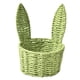 thumbnail image 2 of Cesta tejida de Pascua, organizadora, creativa, bonita, contenedor versátil y decorativa. Verde, 2 of 9