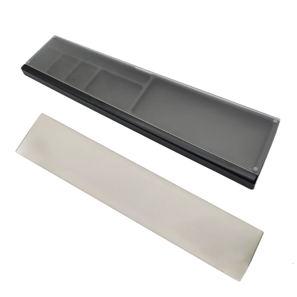 Keyboard Wrist Rest Pad Ergonomic Acrylic Support Desktop Storage Box for Office