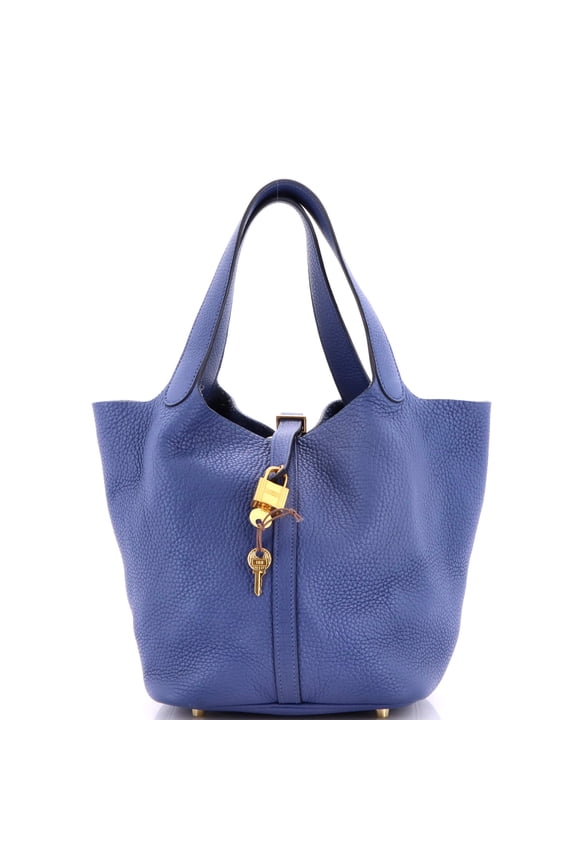 Pre-Owned Picotin Lock Bag Clemence MM By Rebag