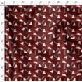 thumbnail image 4 of Soimoi Red Poly Georgette Fabric Text & Tacos Food Fabric Prints By Yard 42 Inch Wide, 4 of 5