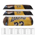 thumbnail image 3 of Lebron James In Los Angeles Lakers Uniform Hotel Collection Breathable Fabric Gentle Texture Practical Duvet Cover Sets with Hidden Zip, 3 of 5