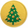 thumbnail image 2 of PaperDirect Christmas Tree Embossed Gold Foil Seals, 48 Count, 2 of 3