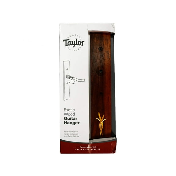 Taylor Bouquet Guitar Hanger - Koa, Wood Inlay